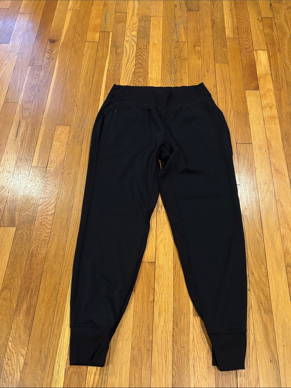Athleta Black Women's Jogger Leggings with Zip Pocket